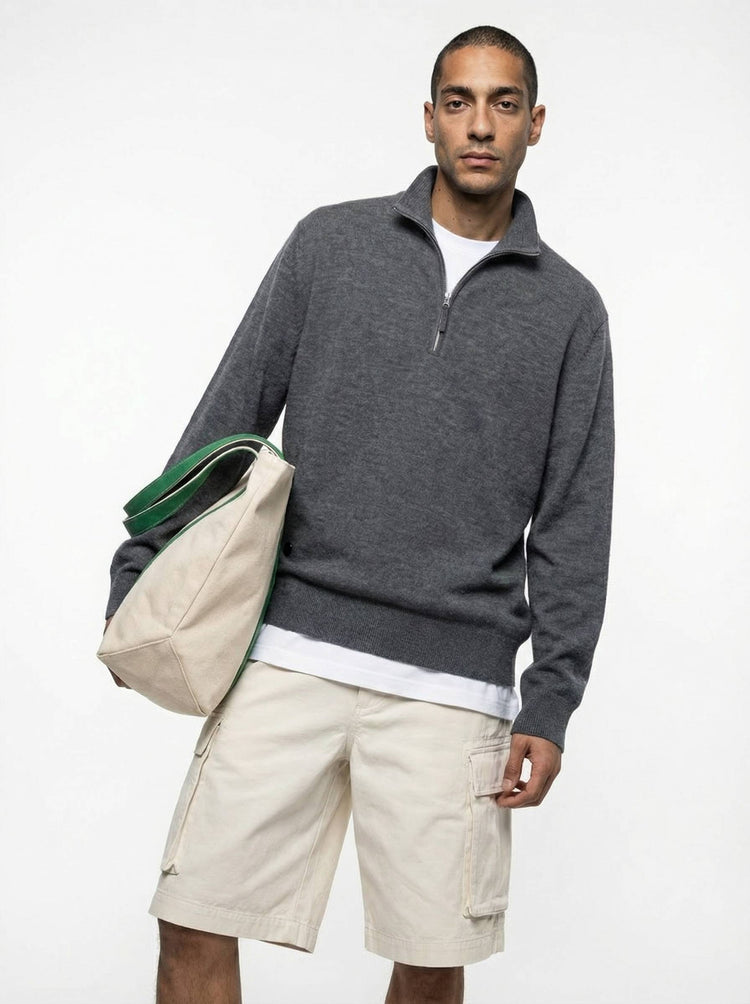 The Knitted Quarter Zip
