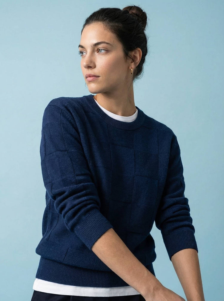 The Textured Crewneck