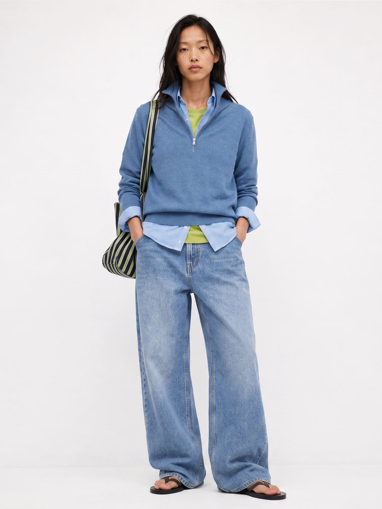 The Knitted Quarter Zip