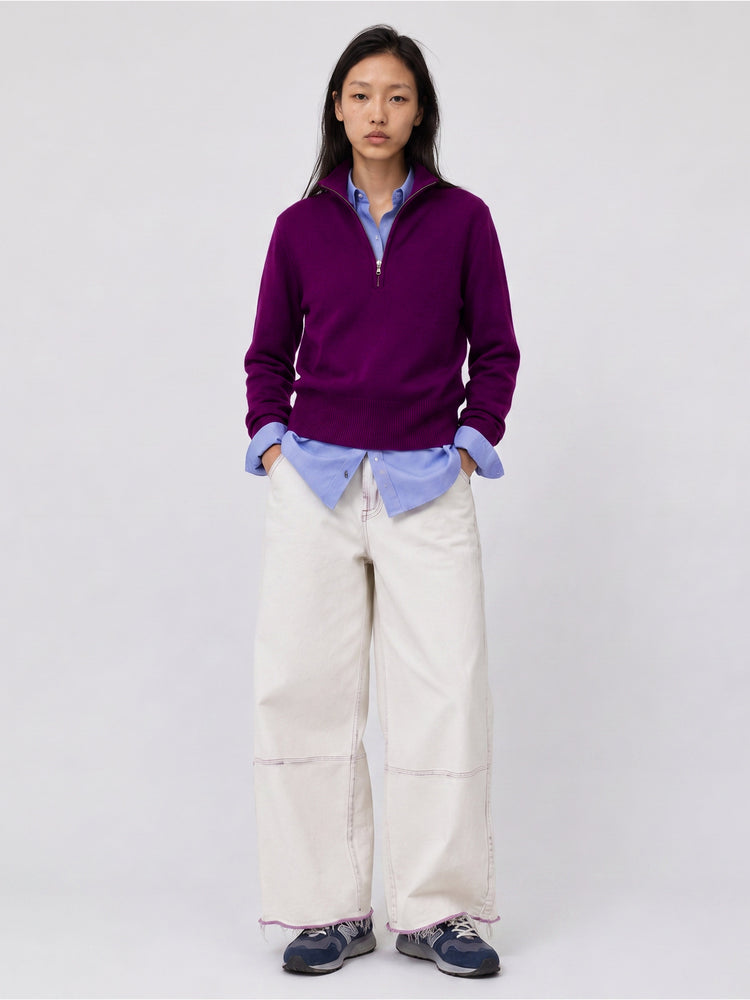 The Knitted Quarter Zip