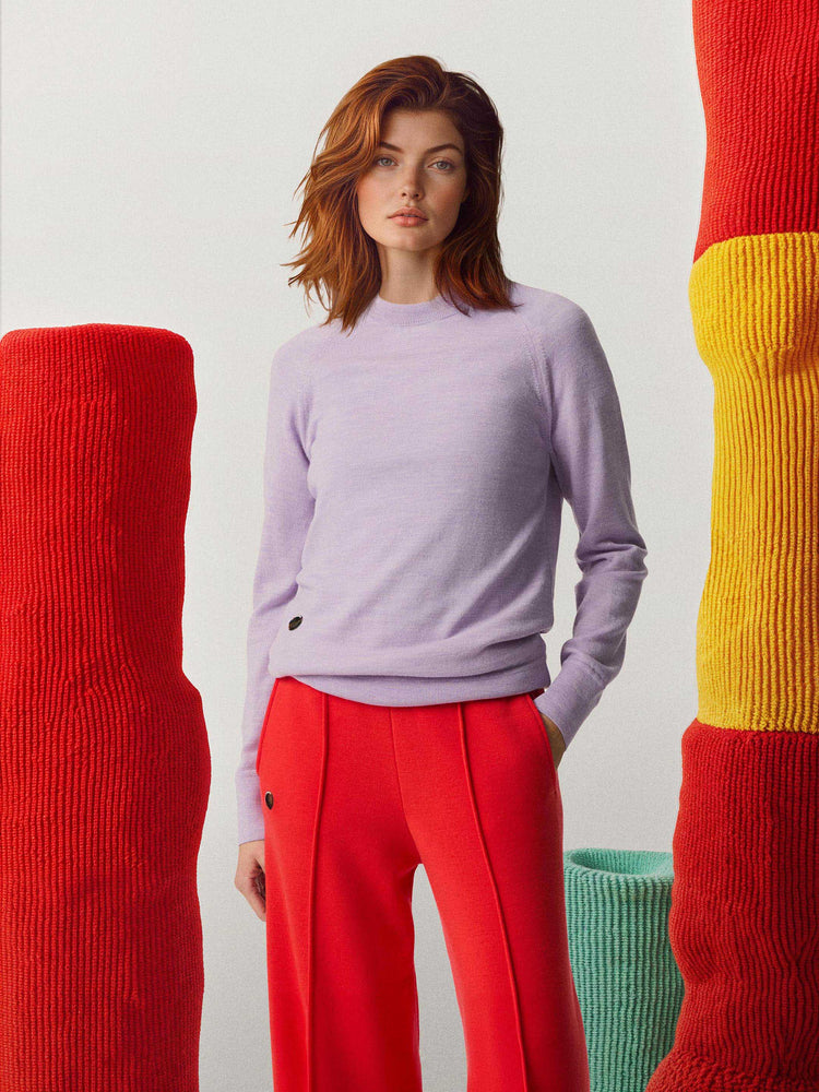 The Crewneck Light Lupin Lilac Image