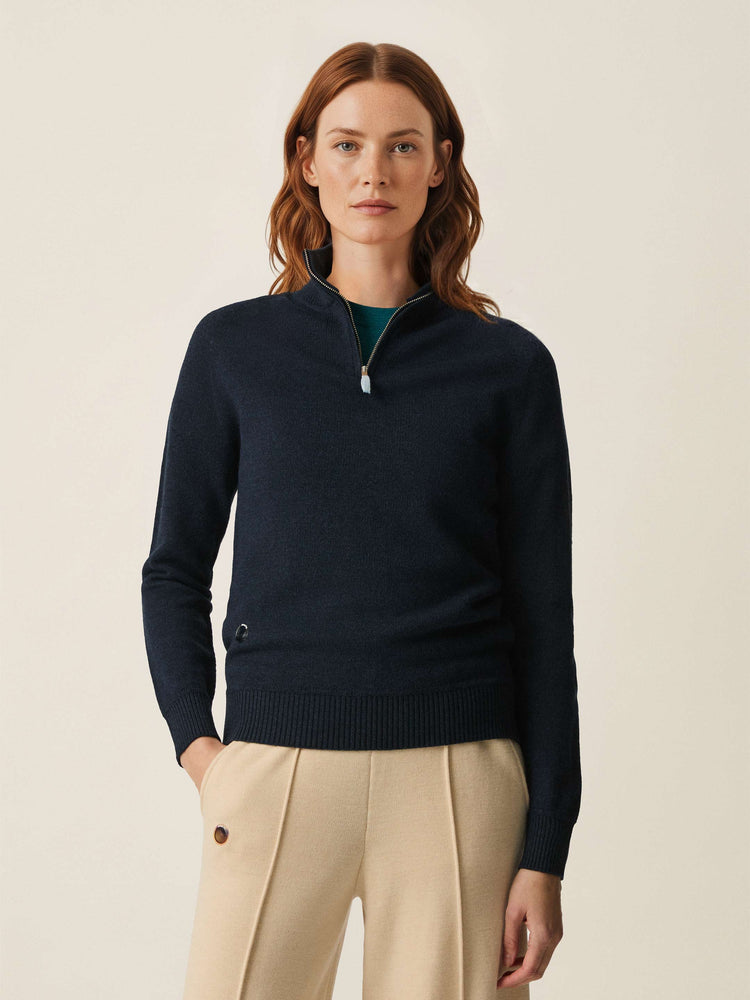 The Half Zip Pacific Blue Image