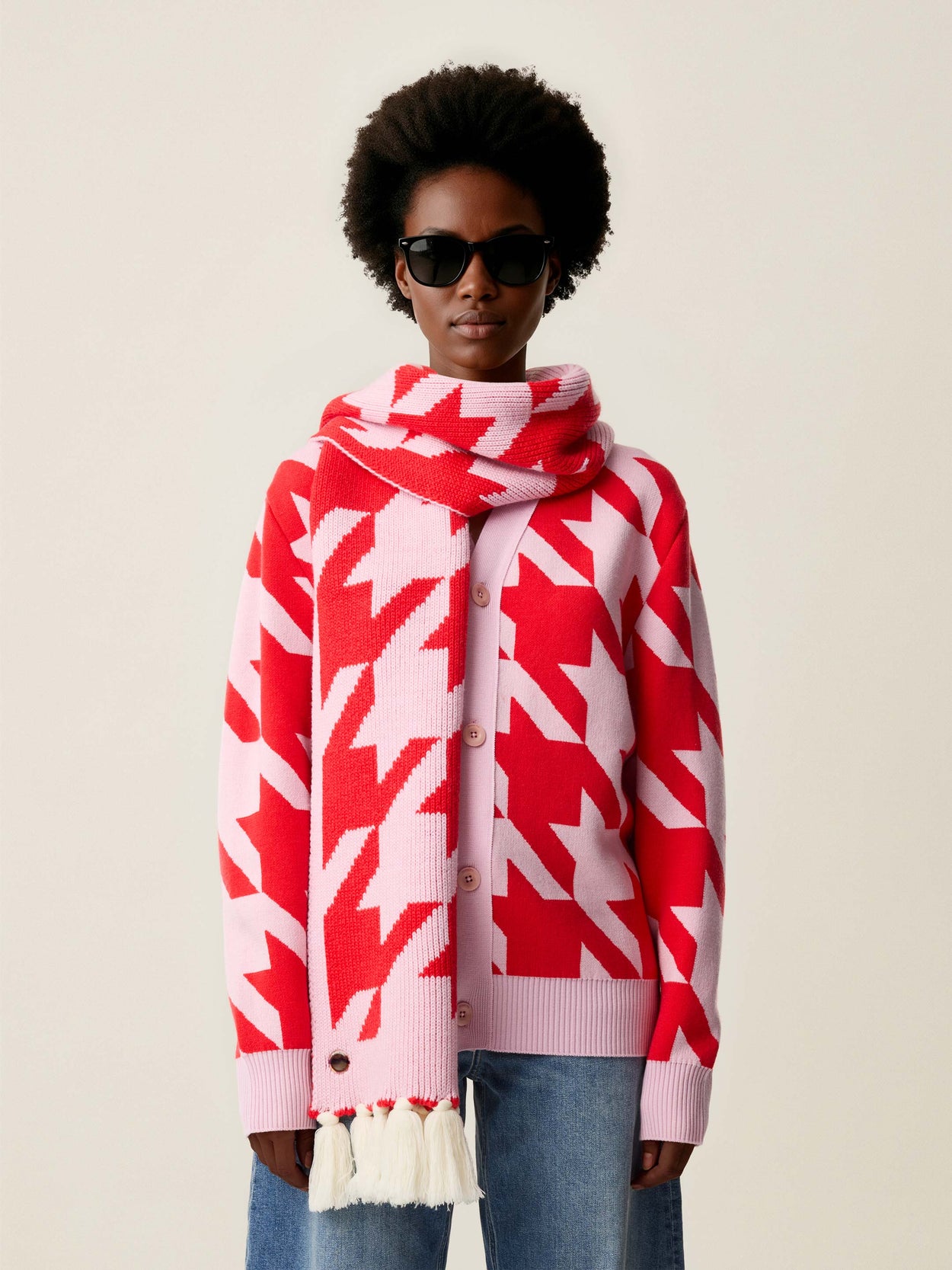 The Sheepstooth Scarf Candyfloss Pink Female Image