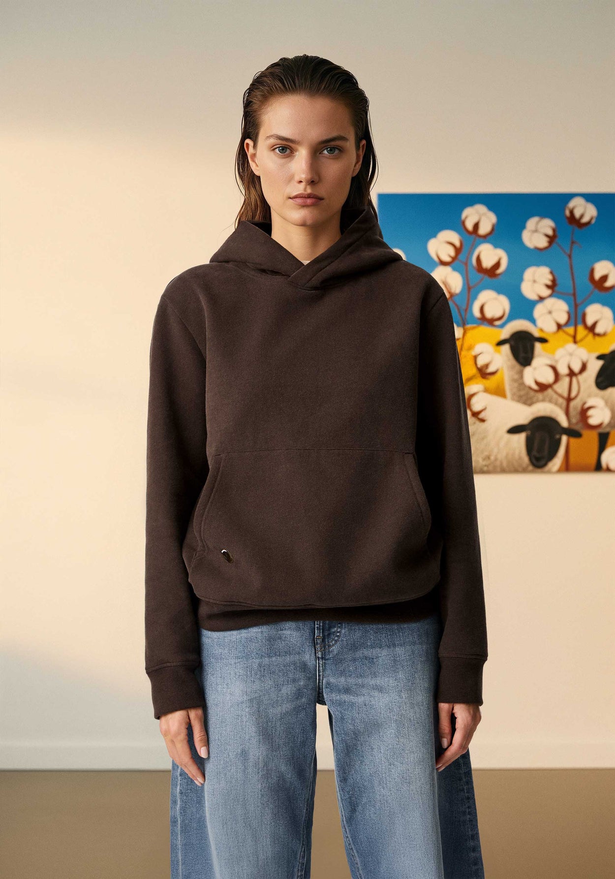 The Fibregen Hoodie Deep Earth Female Image