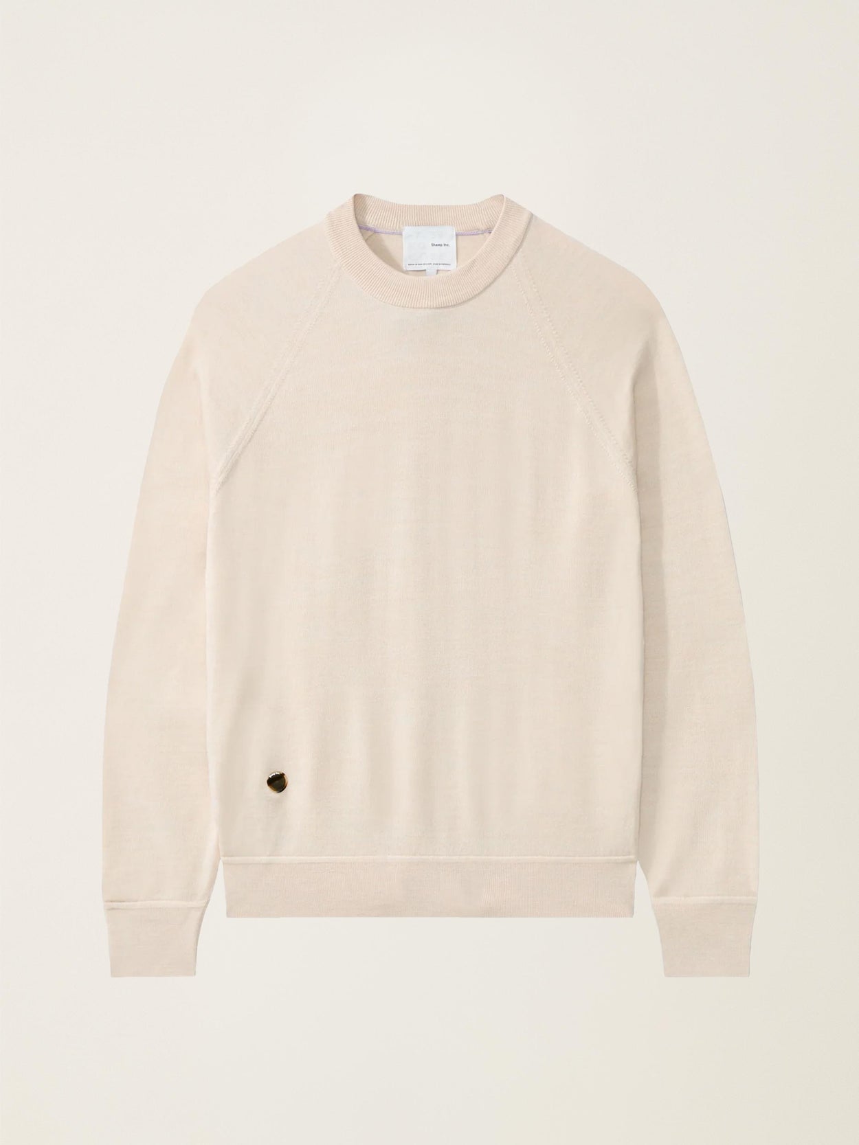 The Crewneck Light Almond White Image