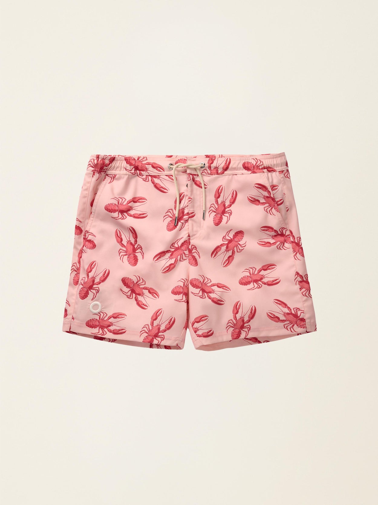 The Merino Swim Shorts Pink Lobster Image