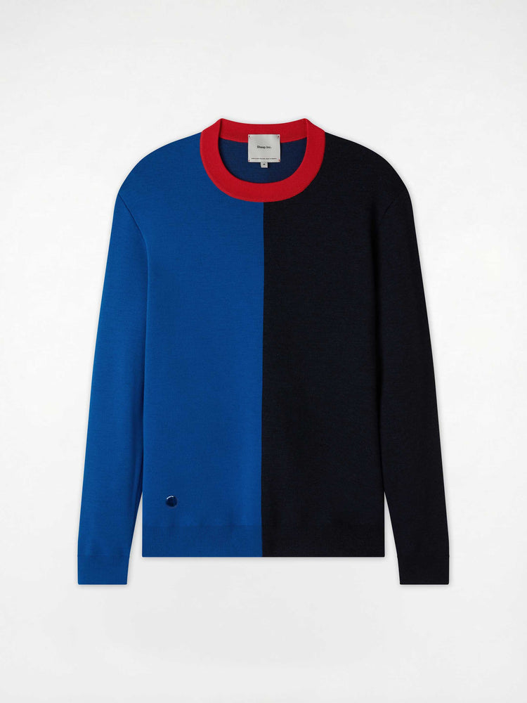 The Colourblock Crewneck Jumper