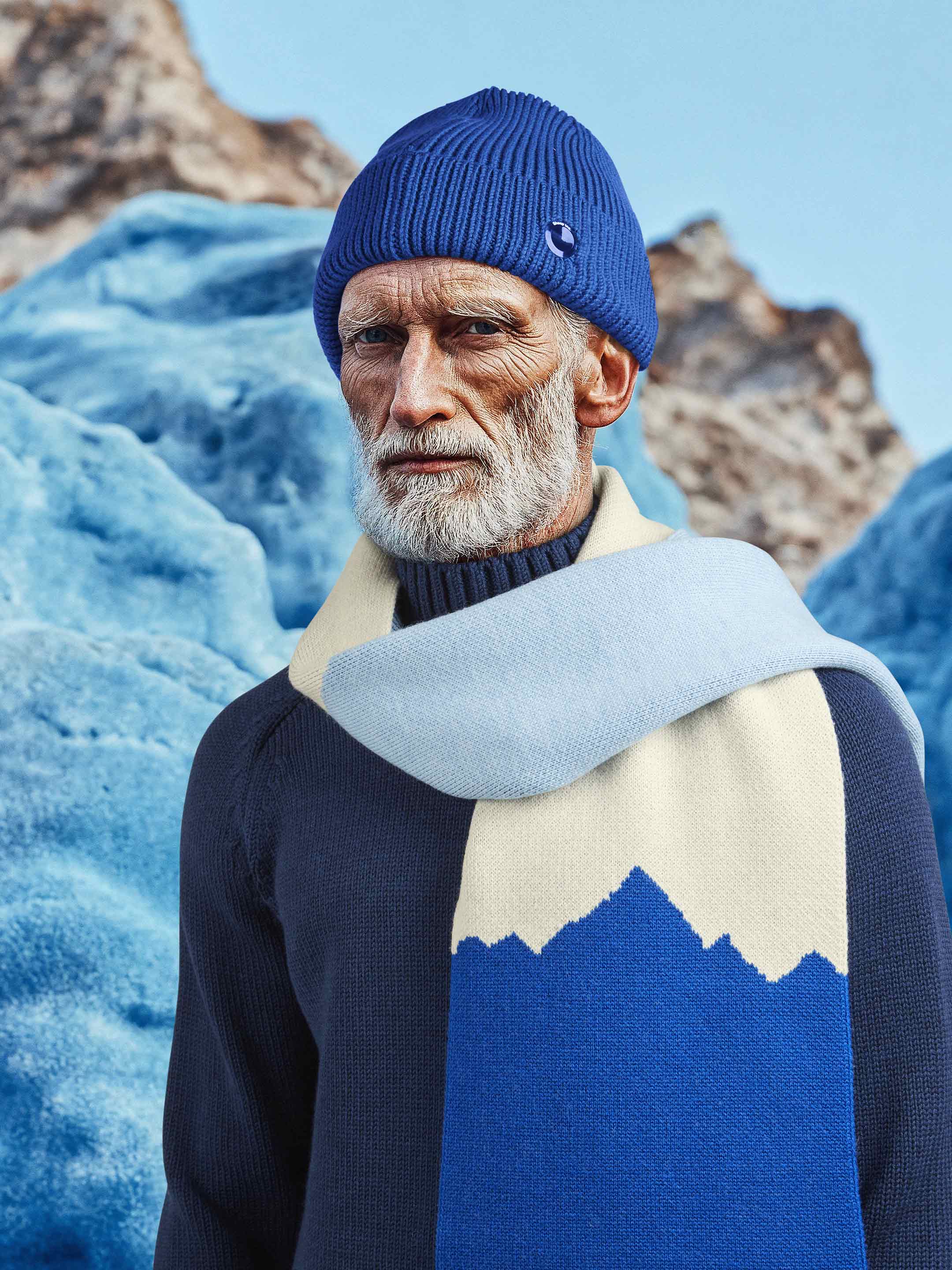 Cobalt Blue Knitted Beanie 2.0 Men's/Women's Sheep Inc