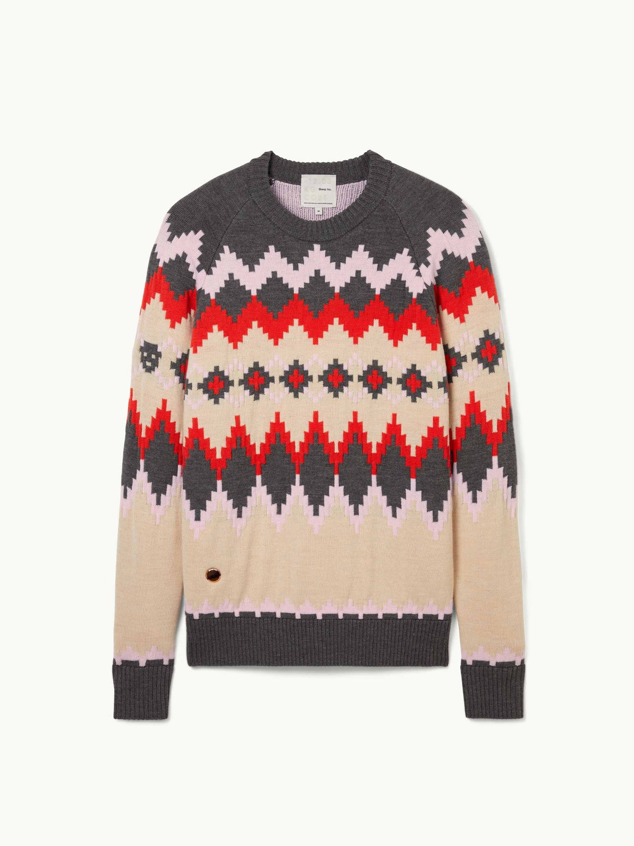 The Diamond Fair Isle Slate Grey Image