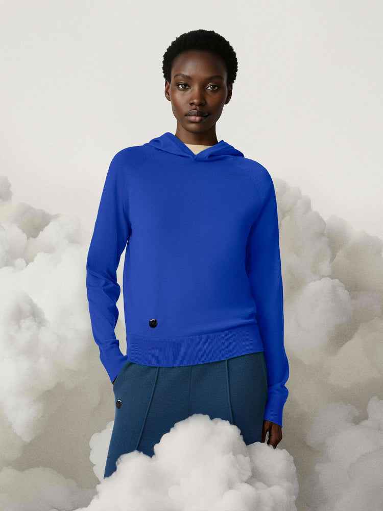The Ultra-Light Hoodie Cobalt Blue Image