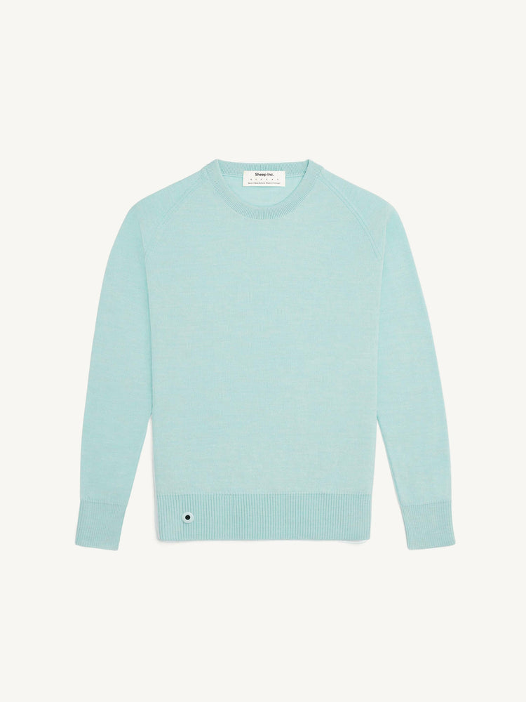 The Crewneck Light Aqua Green Image