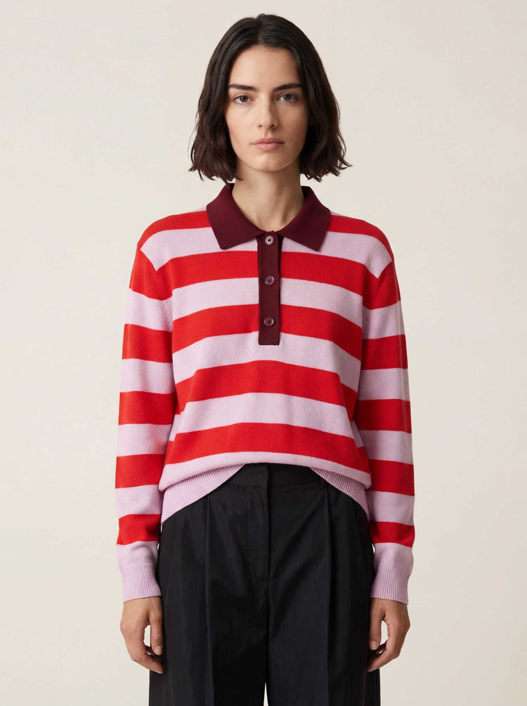 The Rugby Polo Candyfloss Pink Image