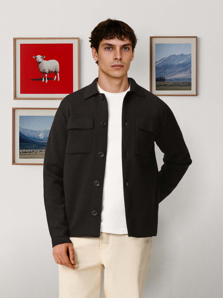 The Over Shirt Anthracite Black Image