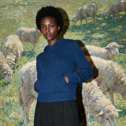 Chunky Knit Hoodies → Cover Image