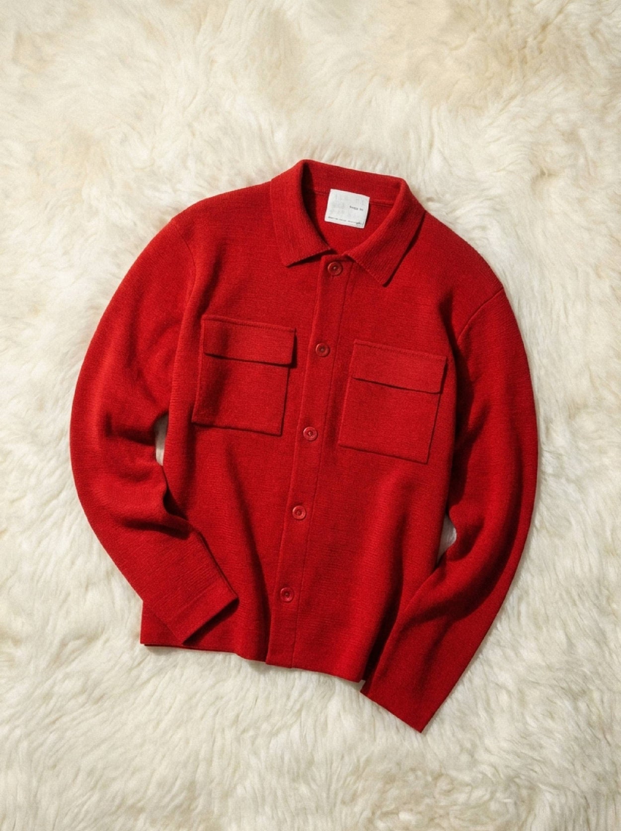 The Over Shirt Tomato Red Male Image