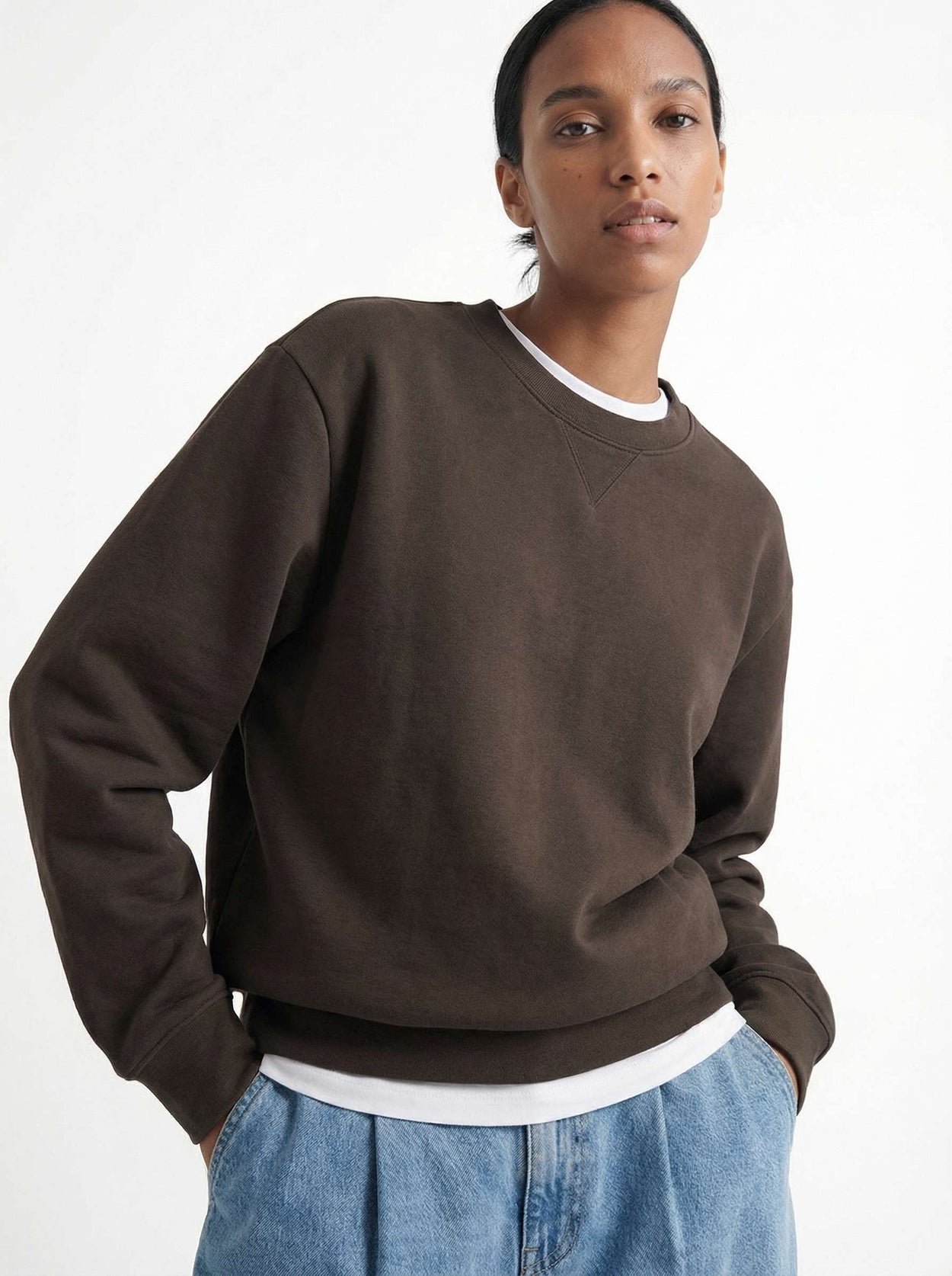 The Fibregen Sweatshirt Deep Earth Female Image