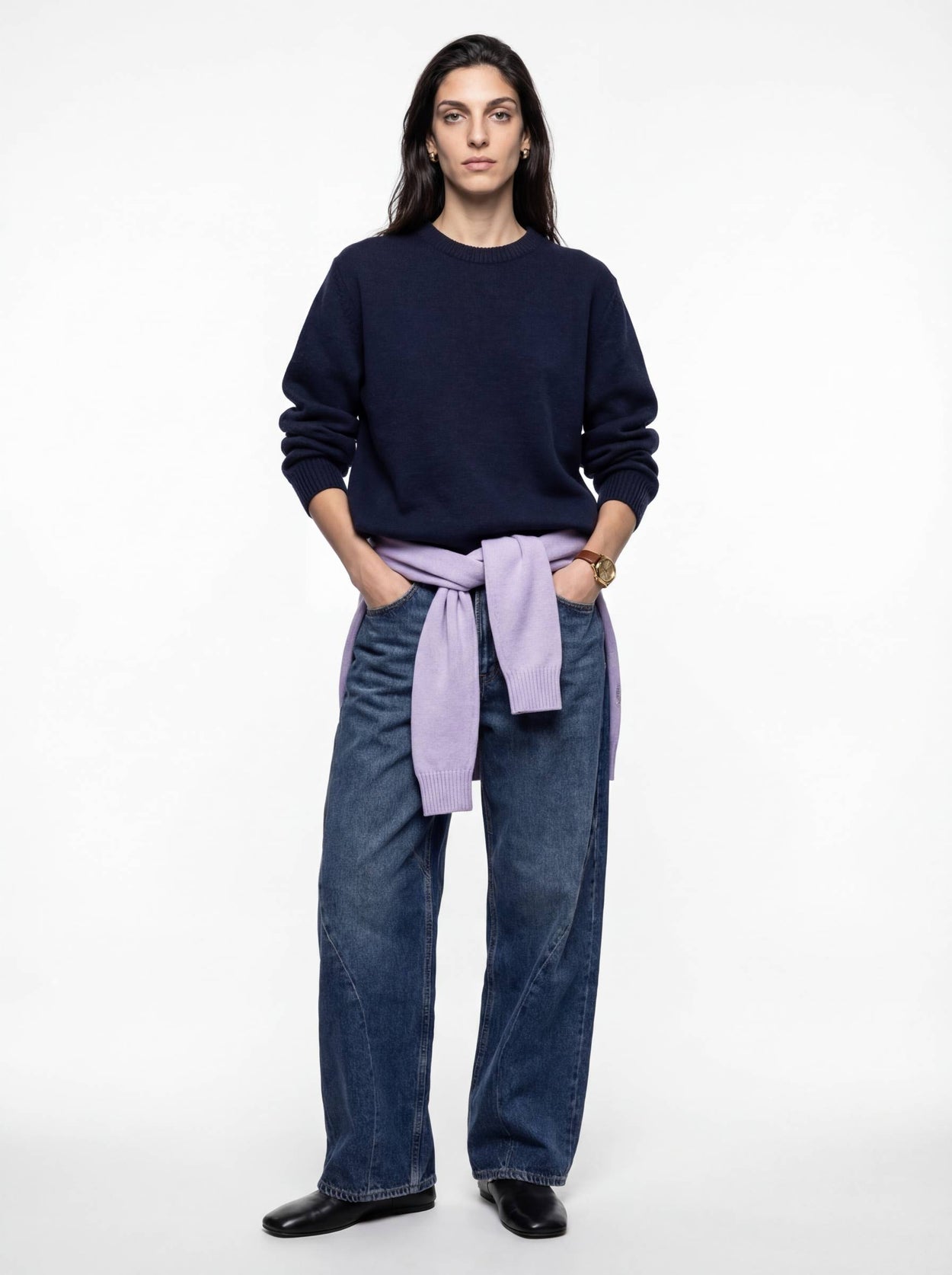 The Original Crewneck Pacific Blue Female Image