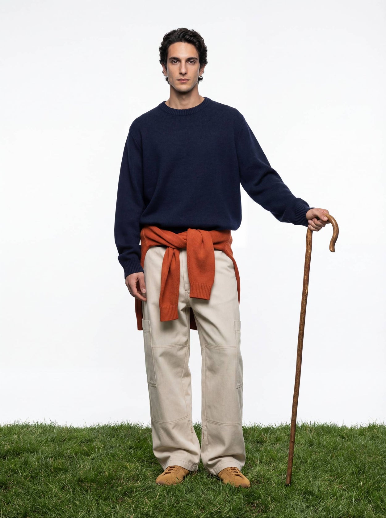 The Original Crewneck Pacific Blue Male Image