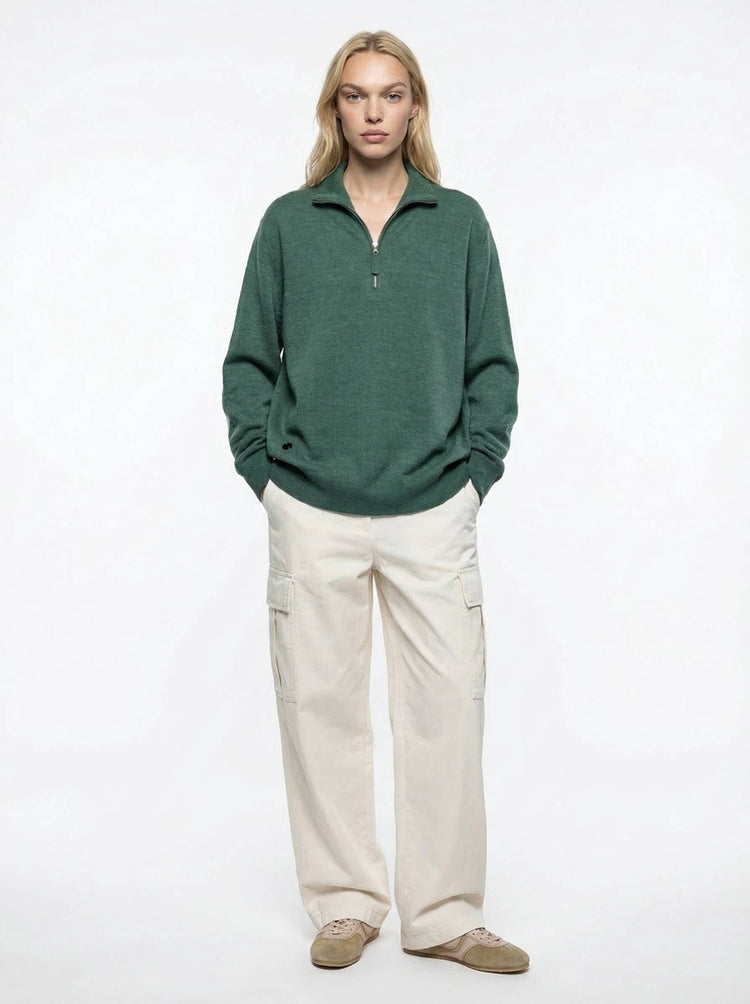 The Knitted Quarter Zip