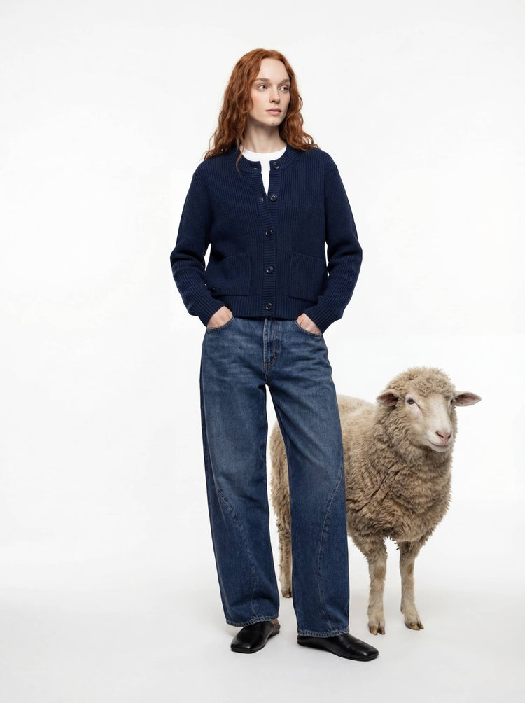 The Soft-Rib Cardigan