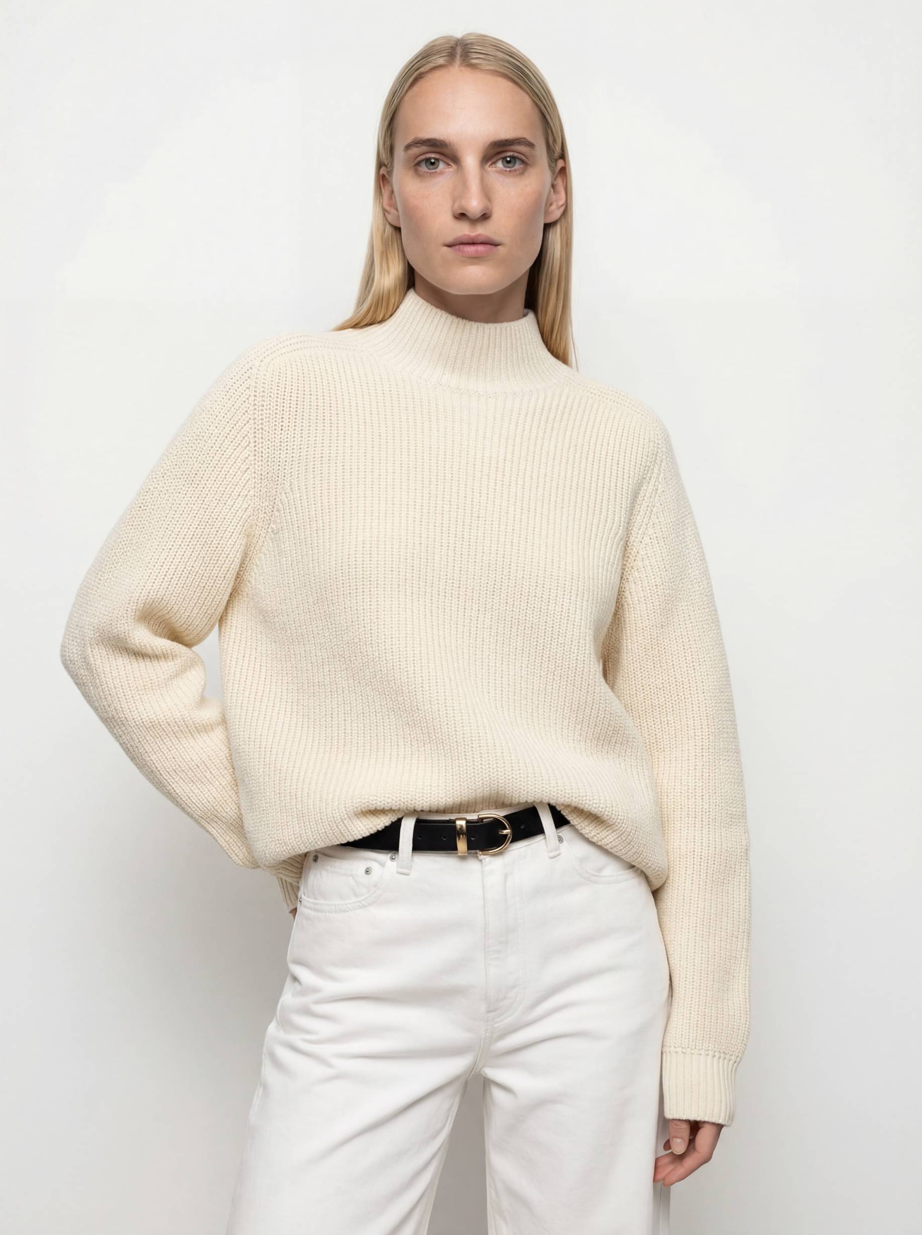 スウェット Marka HIGH NECK wool sheep pile 20aw Women's High Neck Collection – Sheep Inc