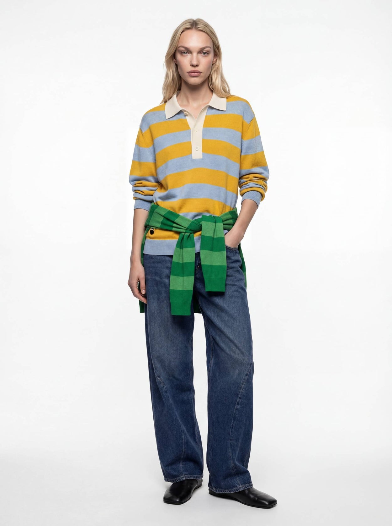 The Rugby Polo Sunflower Yellow Female Image