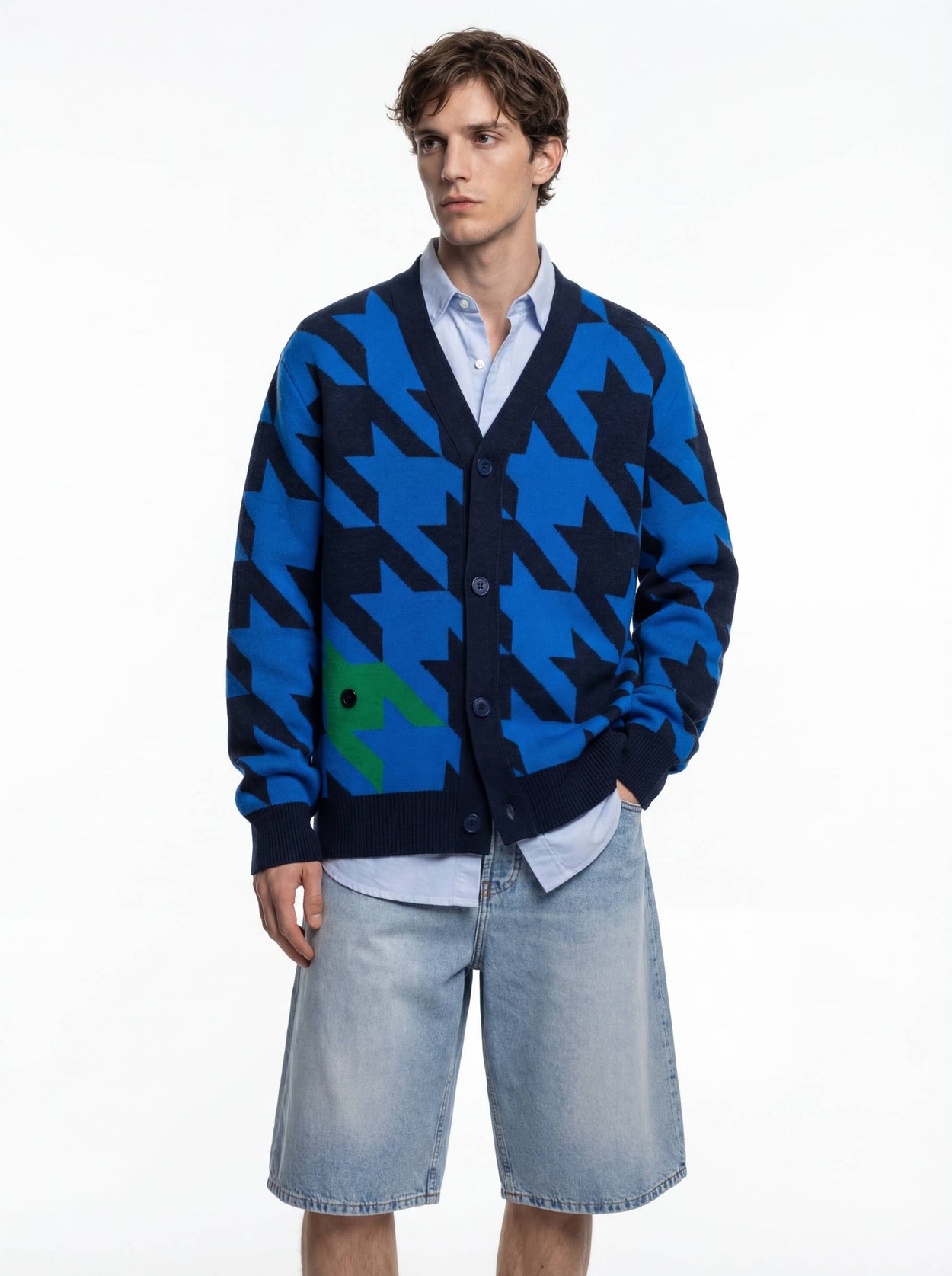 The Sheepstooth Cardigan Pacific Blue Male Image