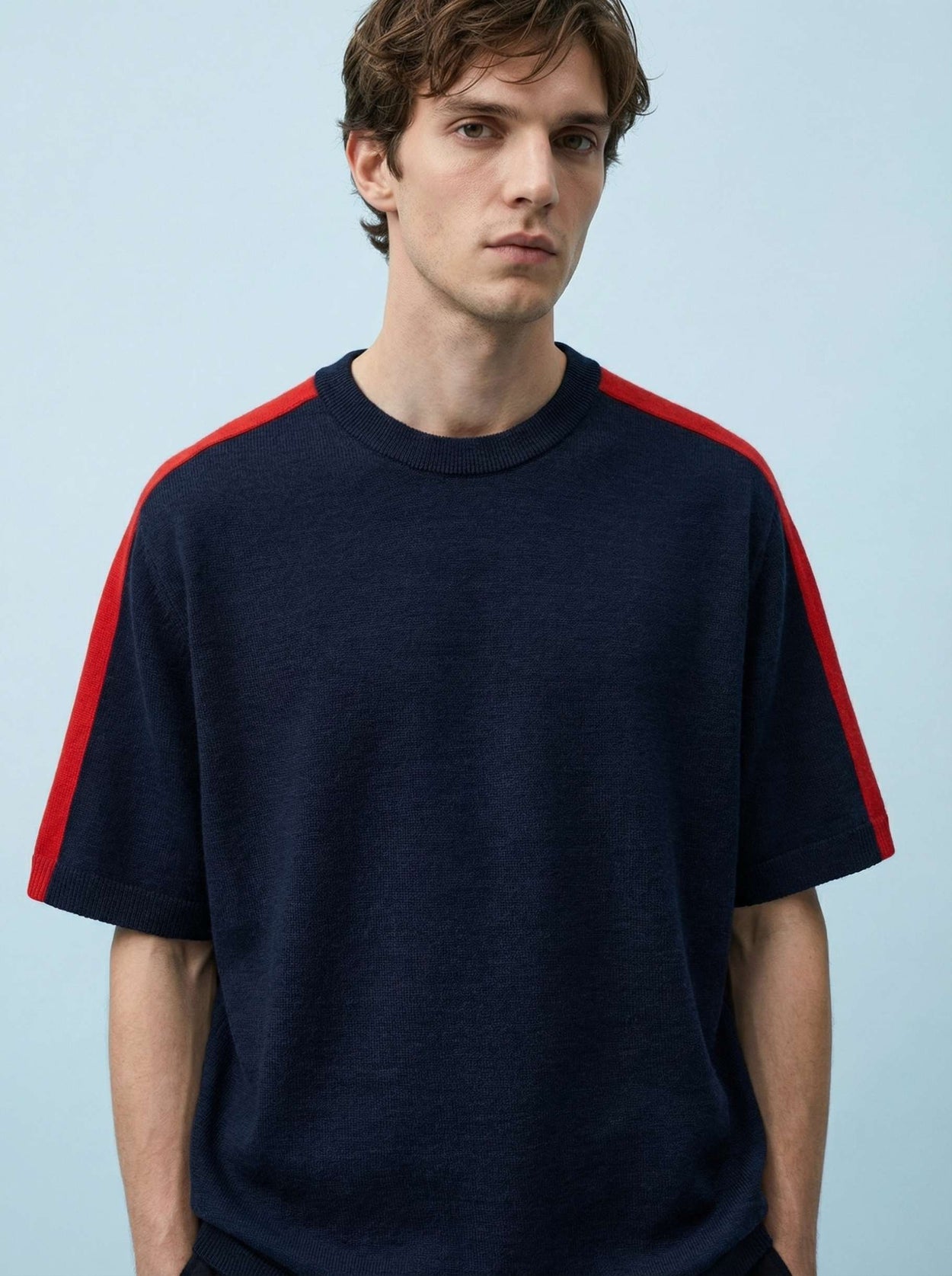 The Silhouette T-Shirt Pacific Blue Male Image