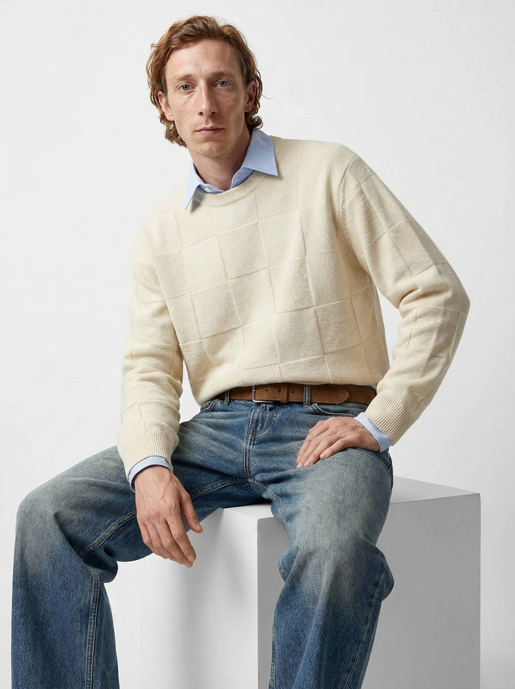 The Textured Crewneck