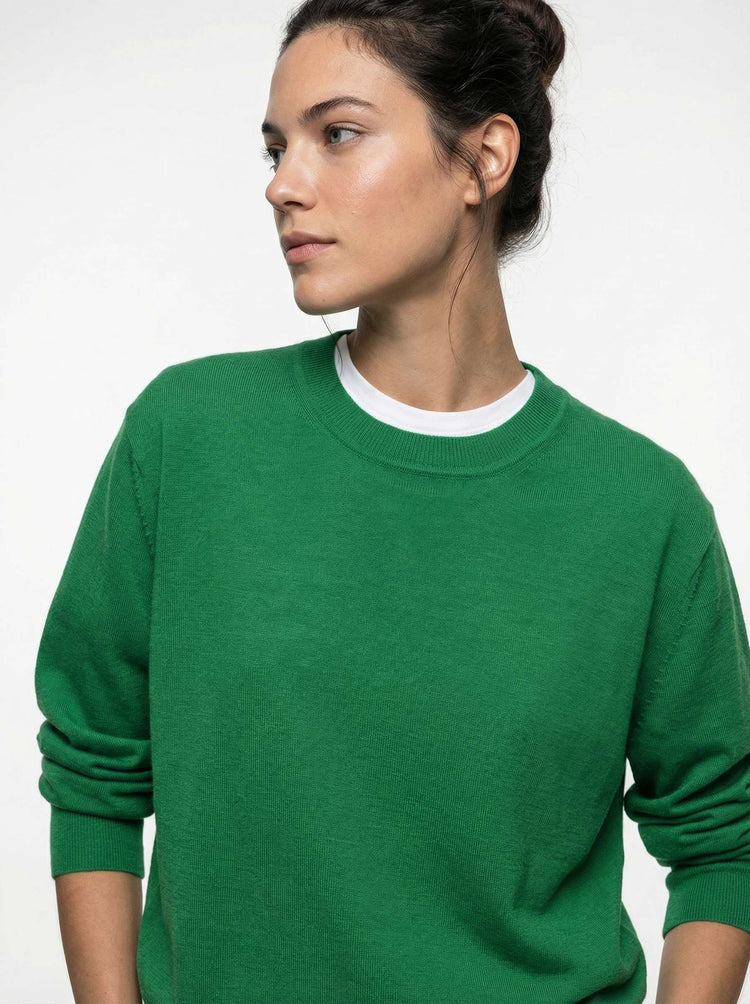 The Boxy Knitted Crewneck