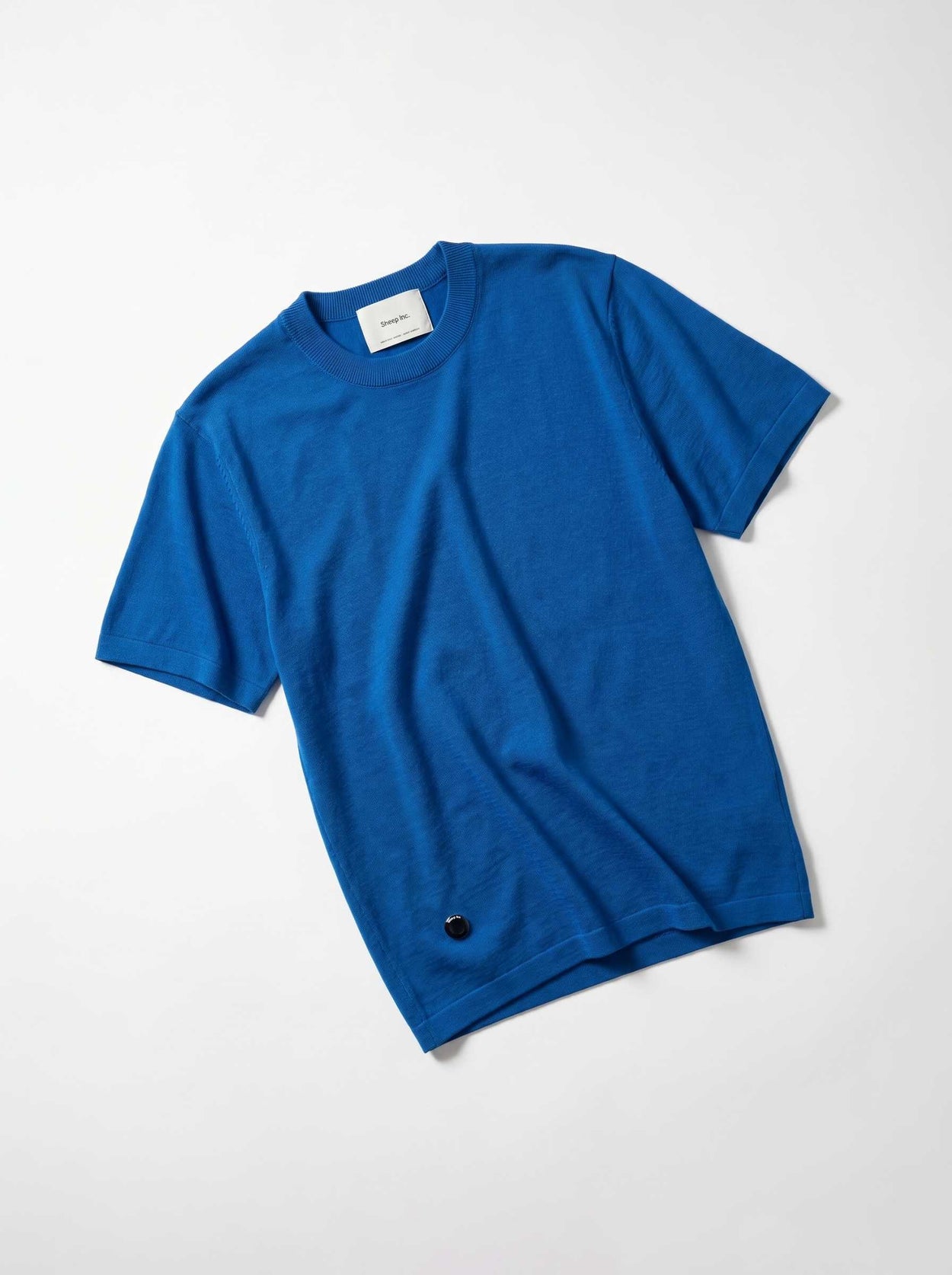 The Fine Knit T-Shirt Cobalt Blue Image