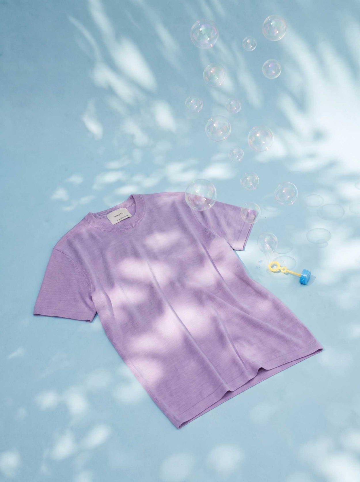 The Fine Knit T-Shirt Lupin Lilac Image