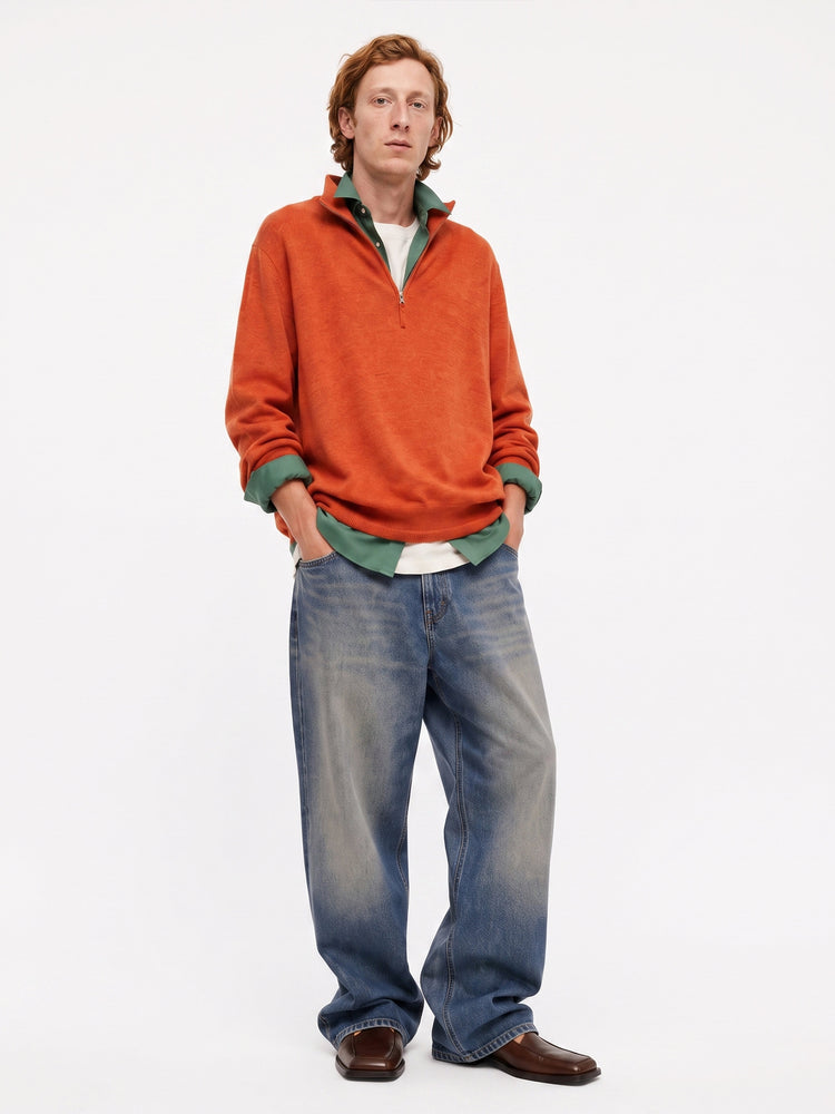 The Knitted Quarter Zip