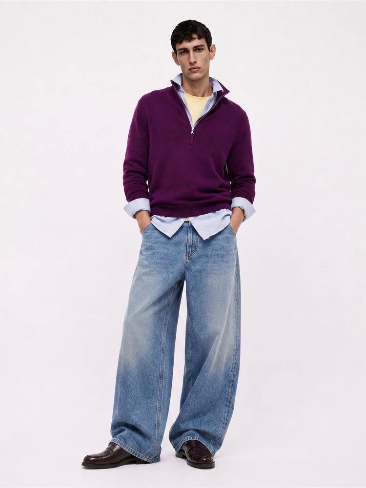 The Knitted Quarter Zip