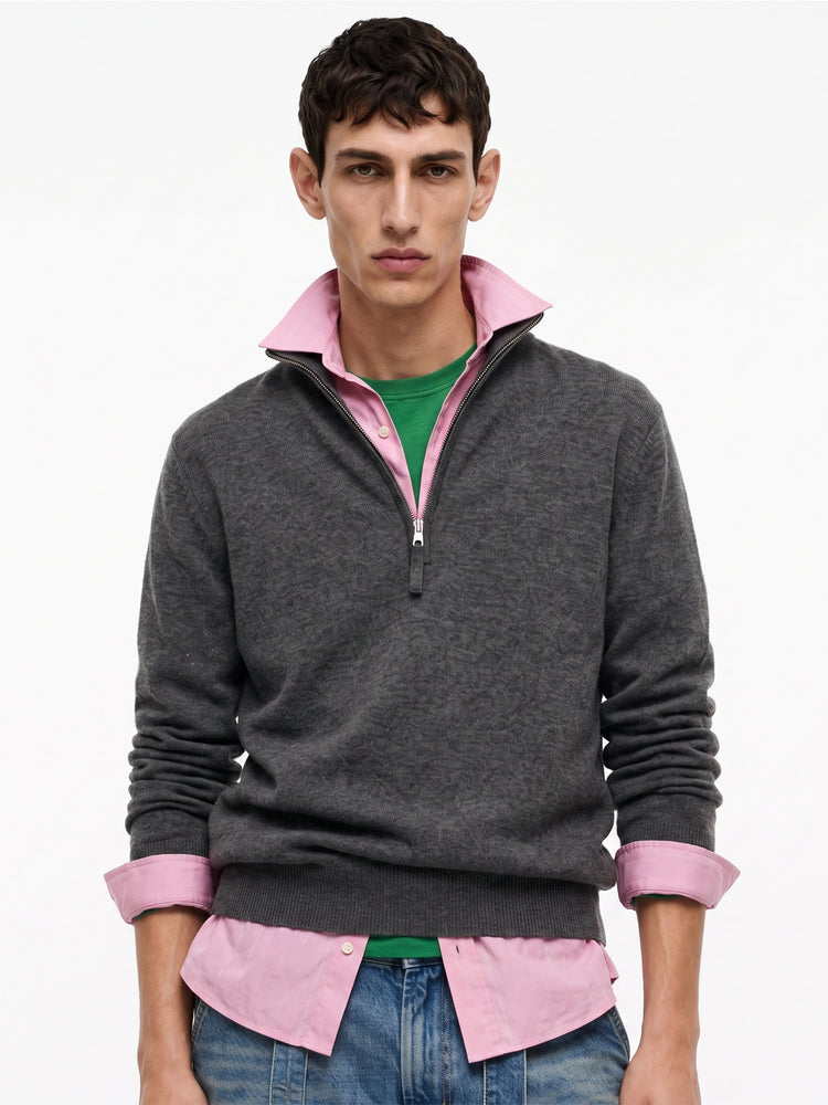 The Knitted Quarter Zip
