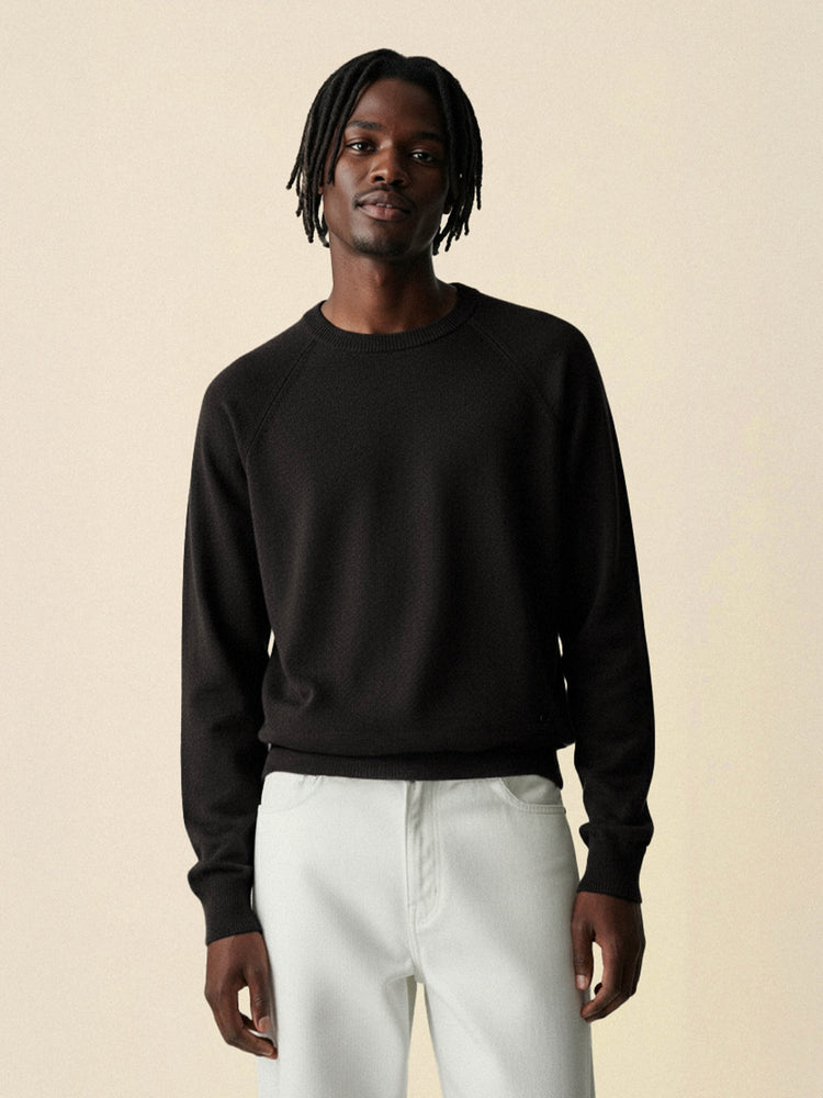 The Crewneck Light Anthracite Black Image