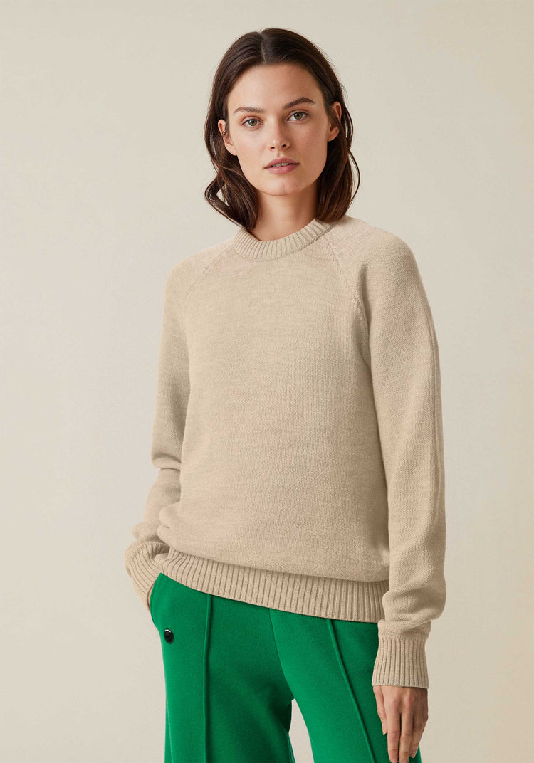 The Crewneck 2.0 Almond White Image