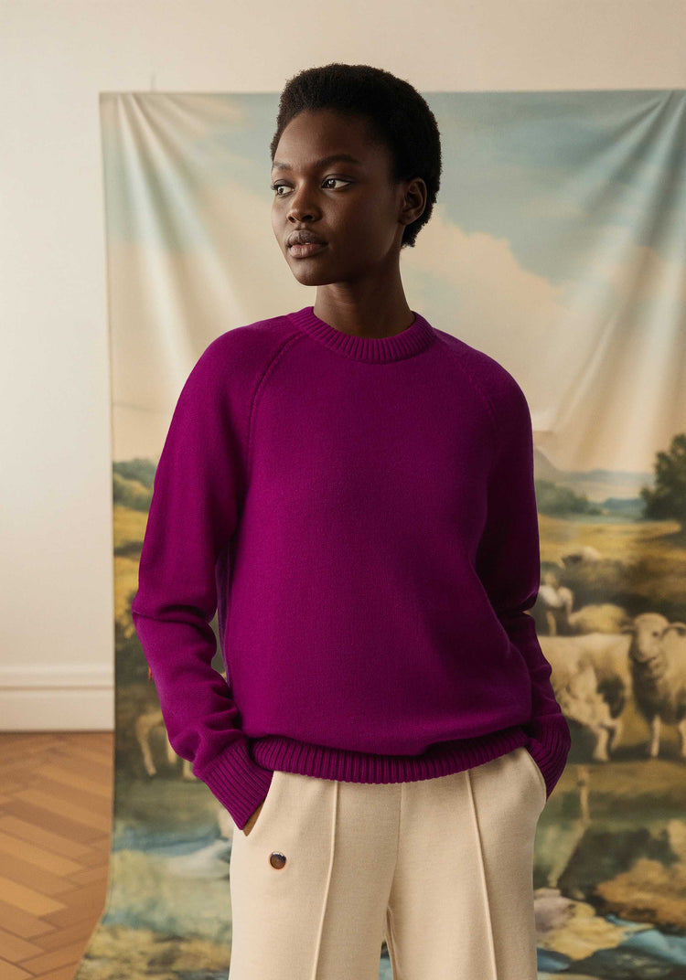 The Original Crewneck Royal Purple Image