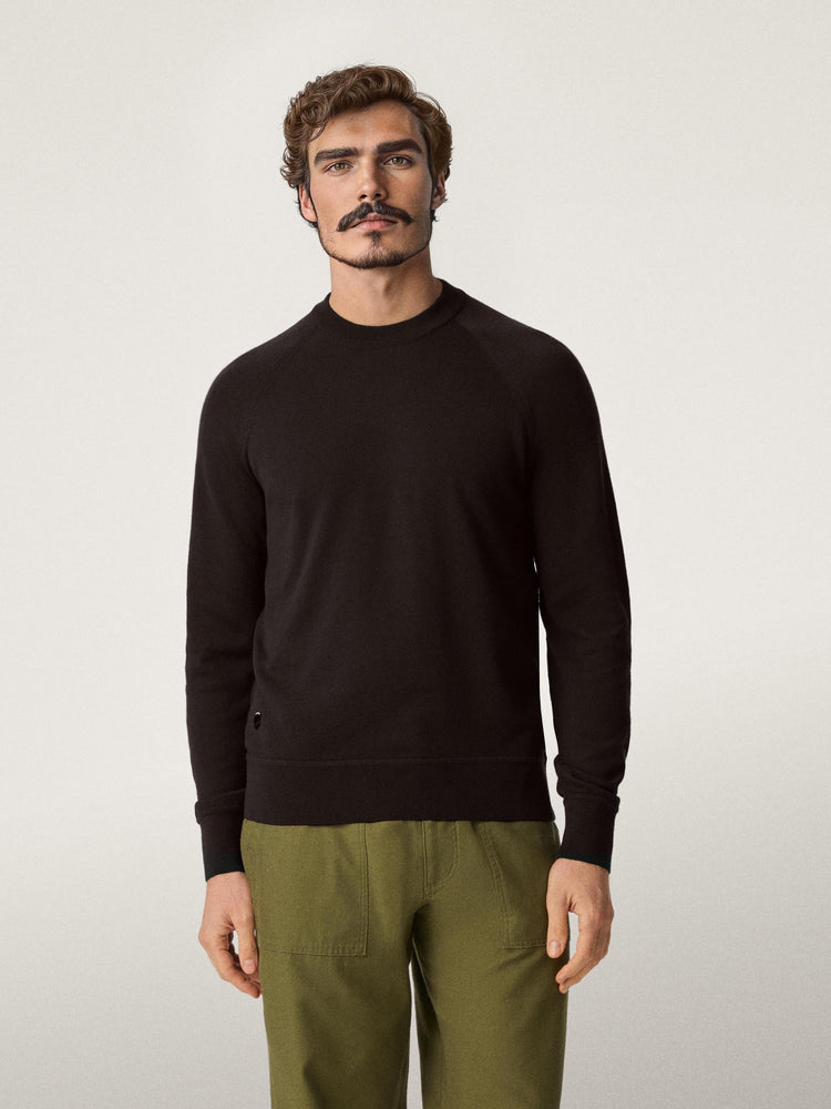 The Crewneck Light Anthracite Black Image