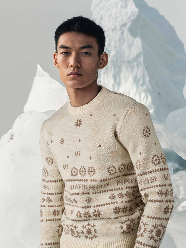 The Deconstructed Fair Isle Raw White Image