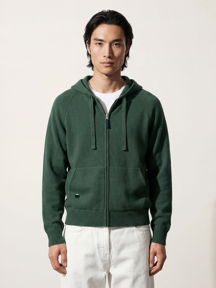 The Knitted Zip Hoodie