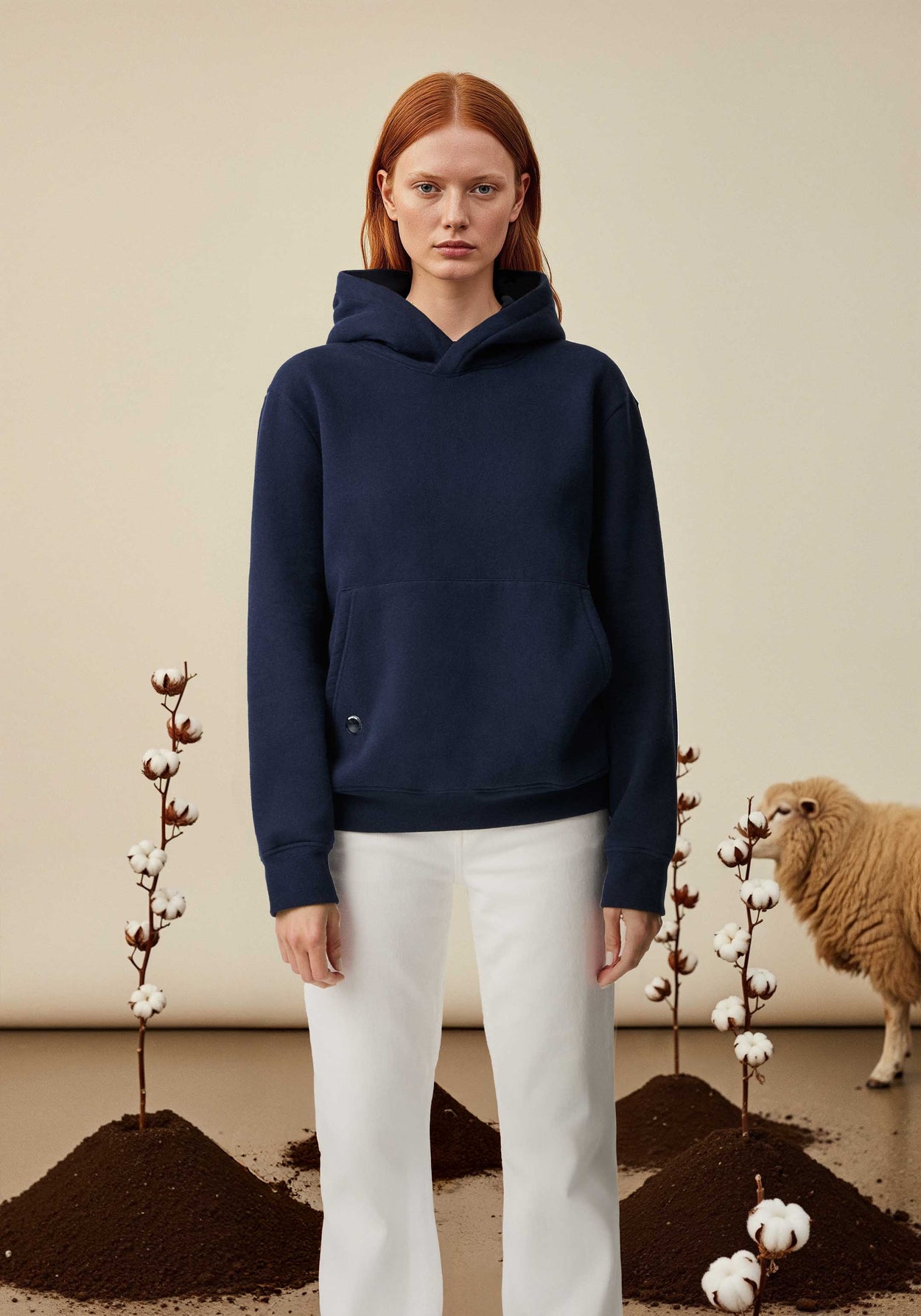 The Fibregen Hoodie Storm Blue Female Image