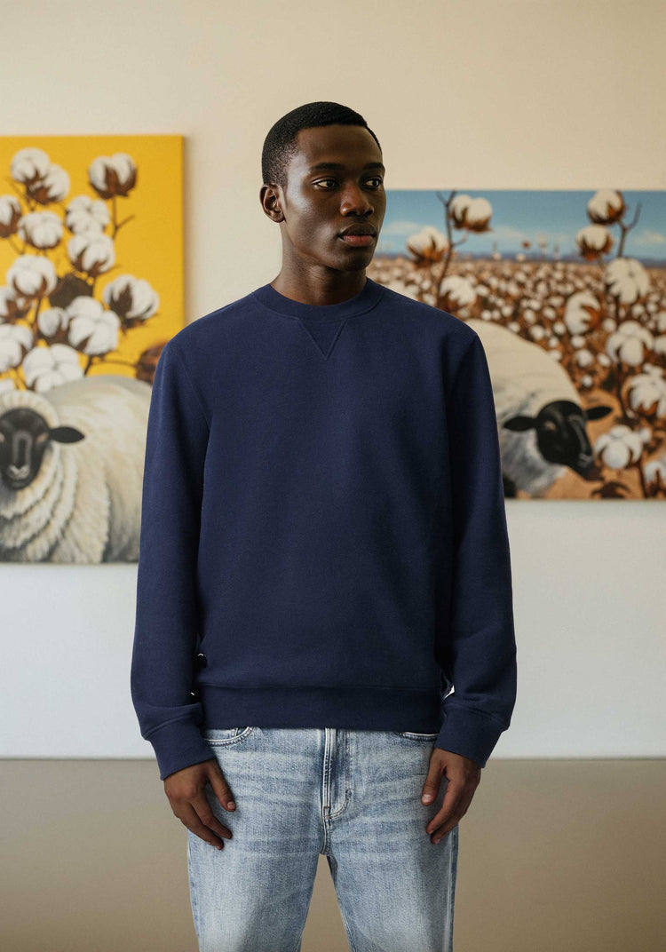 The Fibregen Sweatshirt Storm Blue Image