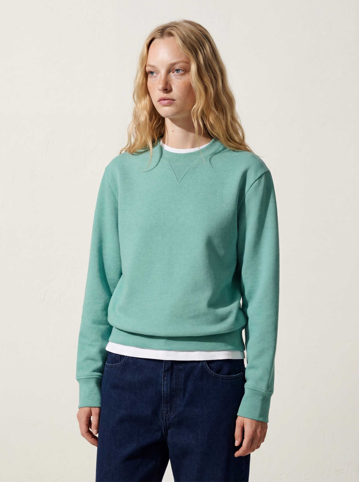 The Fibregen Sweatshirt Mineral Sea Female Image