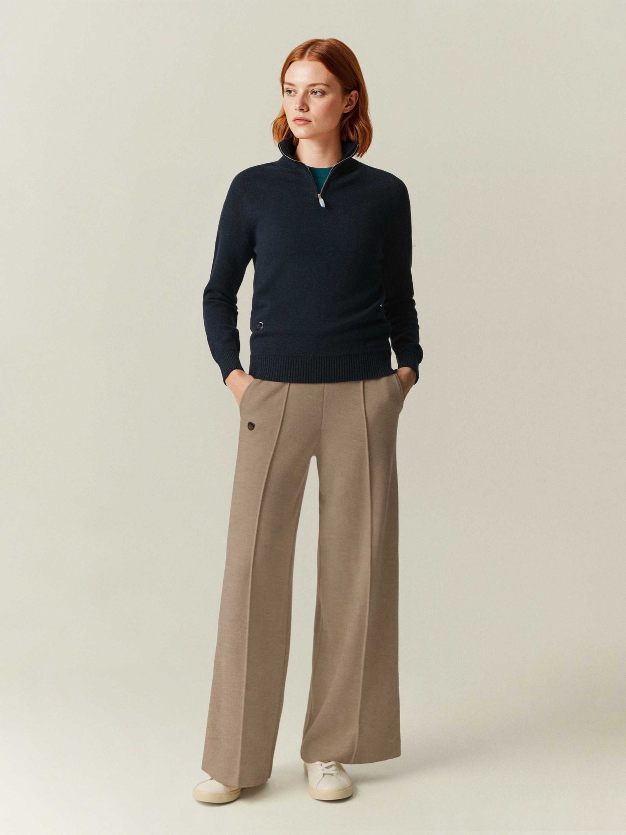The Flow Trousers Fawn Brown Female Image
