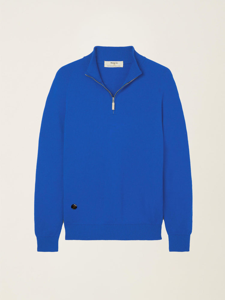 The Half Zip Cobalt Blue Image