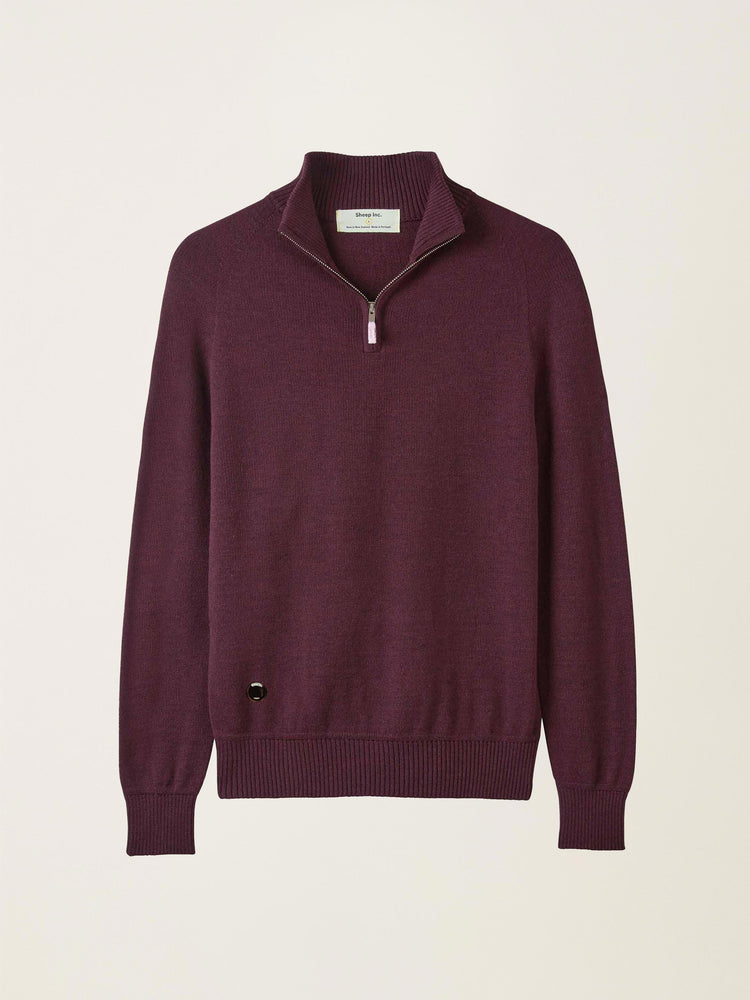 The Half Zip Konini Burgundy Image