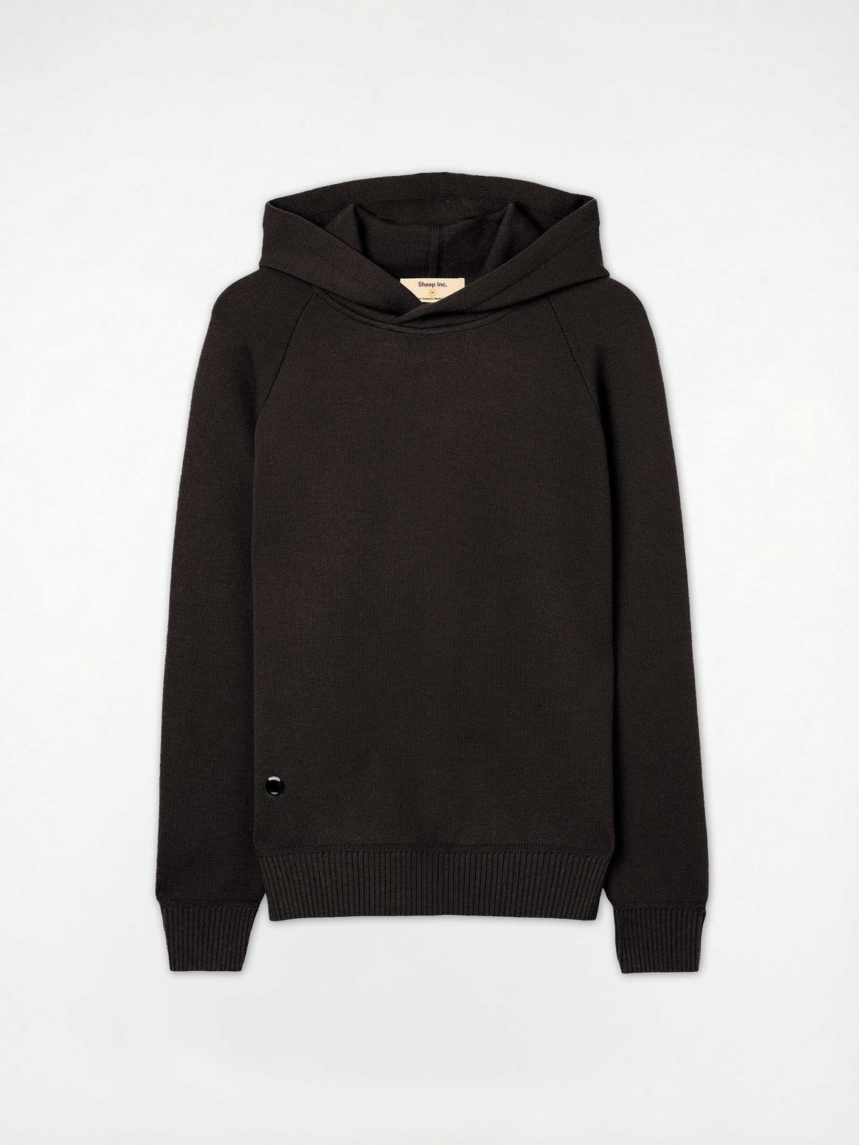 The Knitted Hoodie Anthracite Black Image