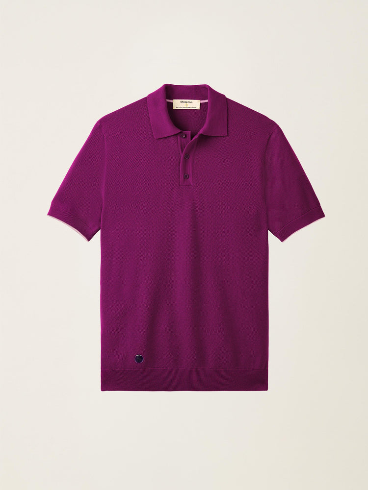 The Pique Polo Royal Purple Image