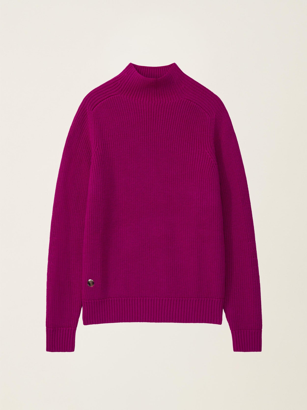 The Soft-Knit High Neck Royal Purple Image